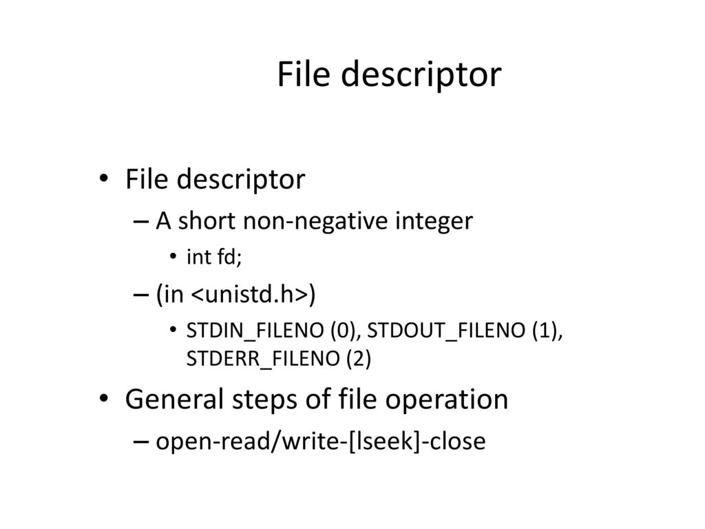 Linux IPC Pipes and File I/O ppt video online download