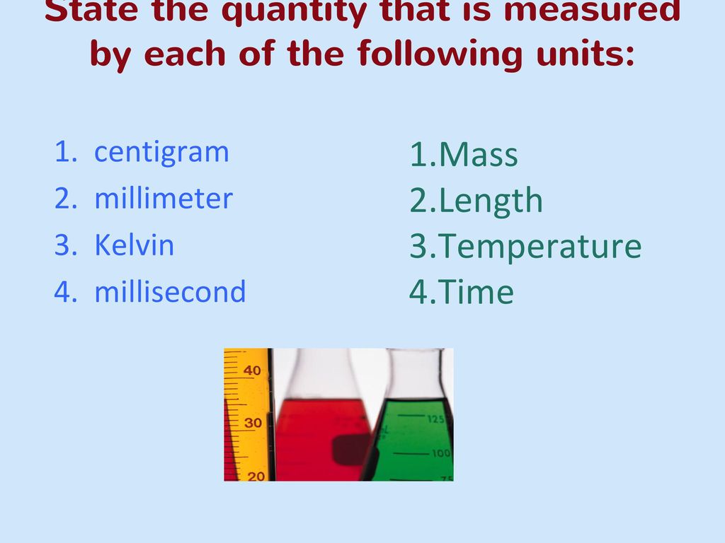 THE METRIC SYSTEM The International System of Units and - ppt video online download