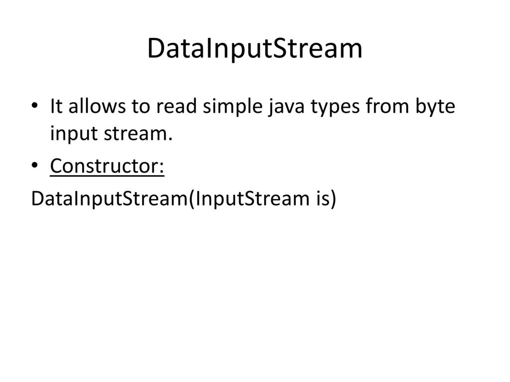 IO in java. - ppt download
