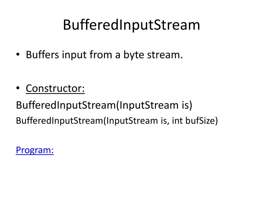 IO in java. - ppt download