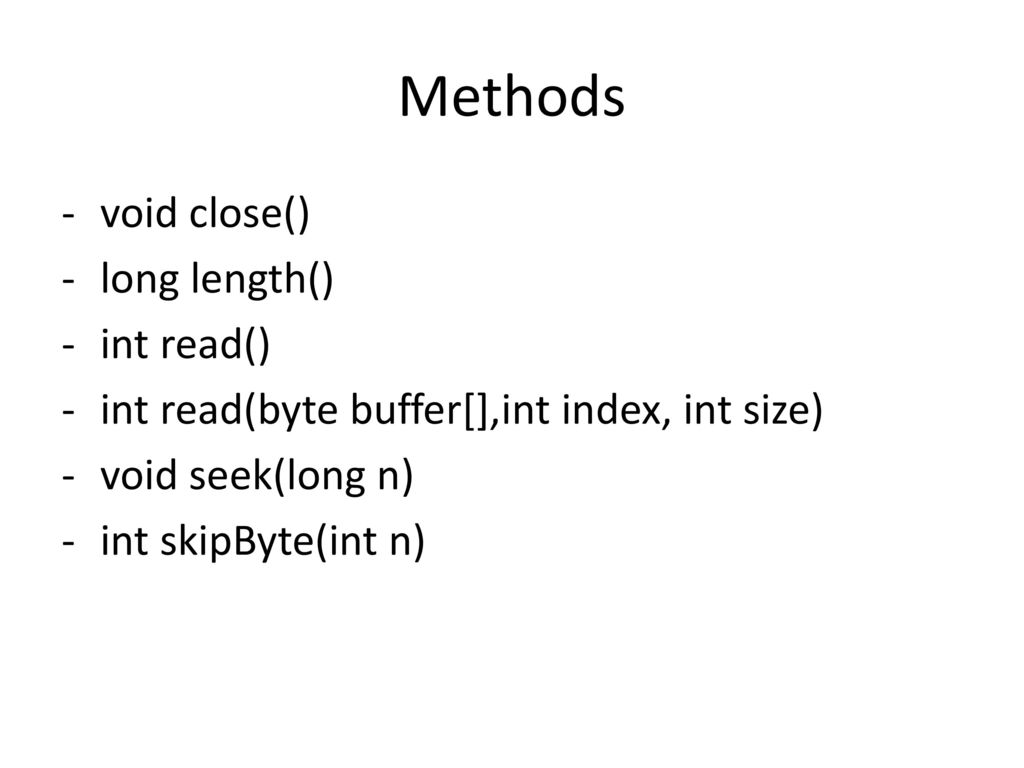 IO in java. - ppt download