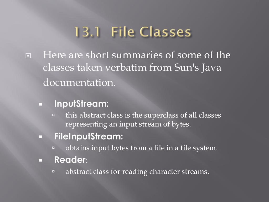Lesson 13 Files Ppt Download