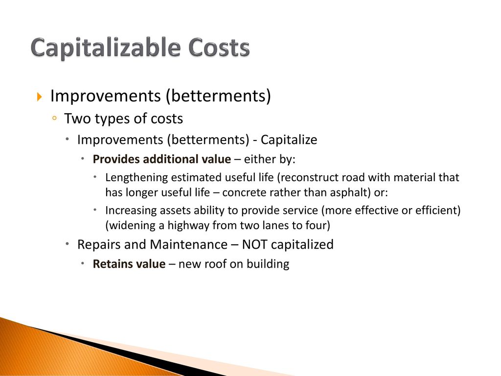 Accounting For Capital Assets Nature Coast Fgfoa July 20, Ppt Download