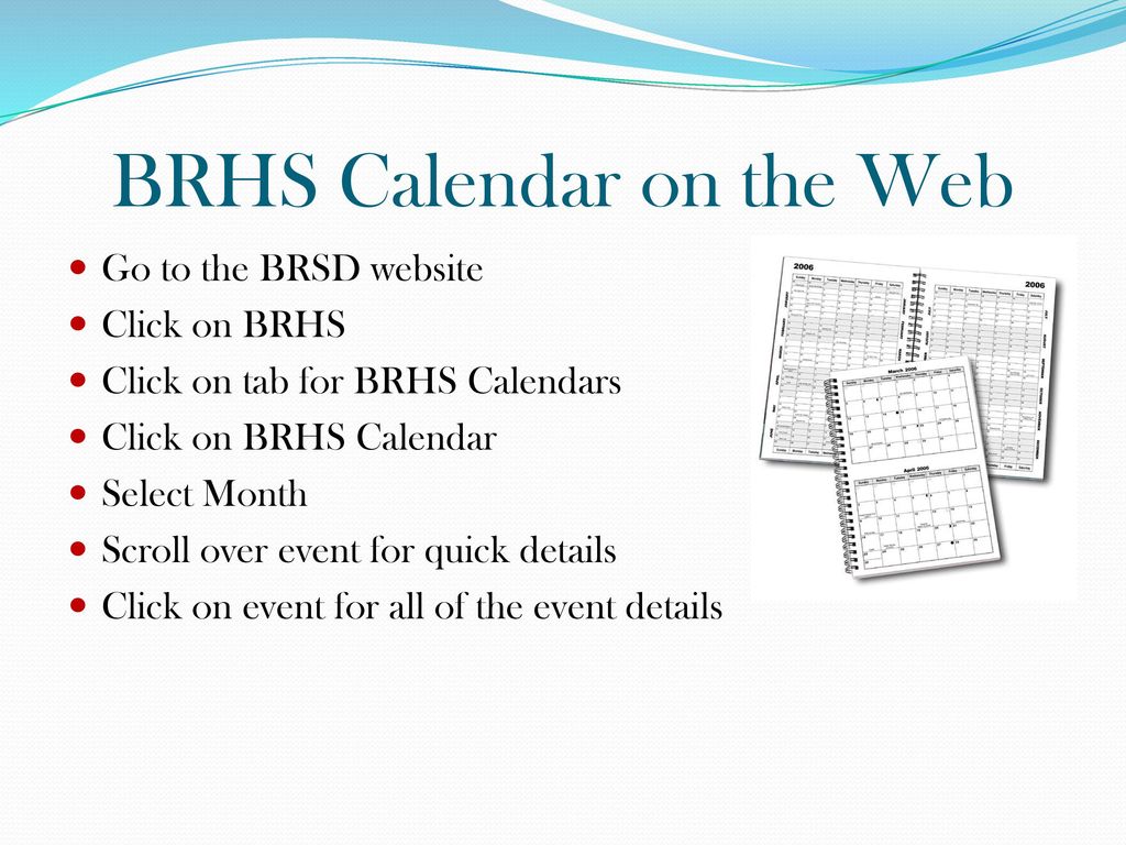 Brhs Calendar 2025