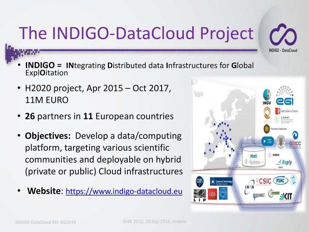 The INDIGO-DataCloud Project