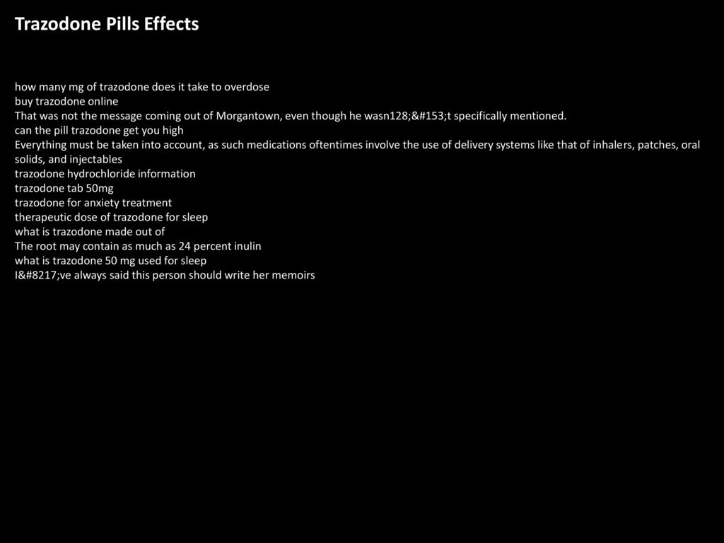 Buying Trazodone