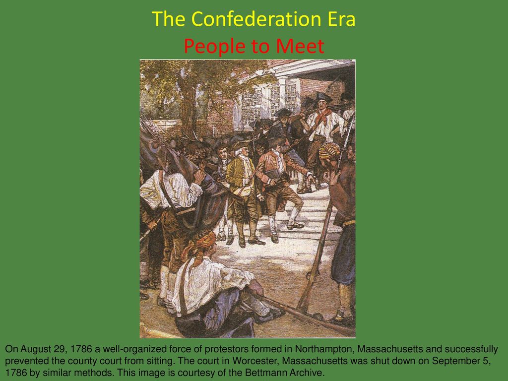 The Confederation Era People to Meet