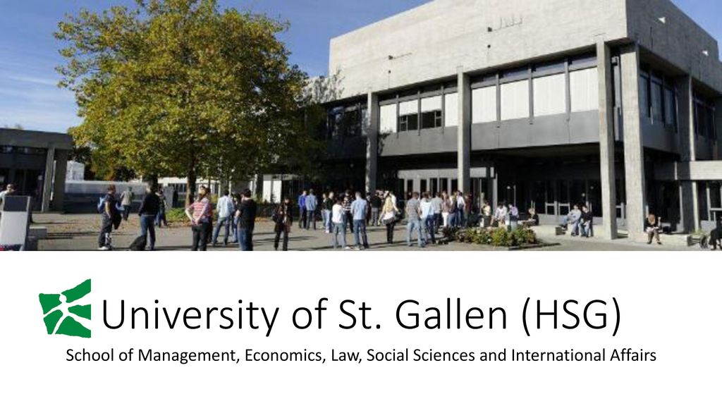University Of St Gallen Hsg Ppt Download