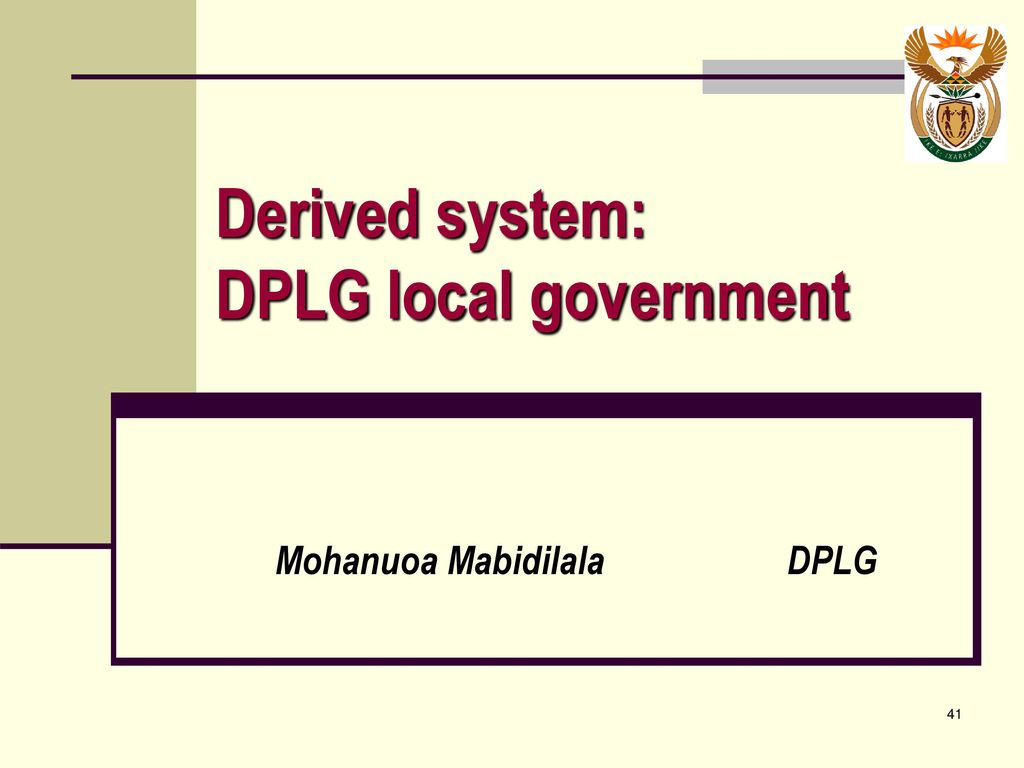 Government Wide Monitoring and Evaluation System ppt download