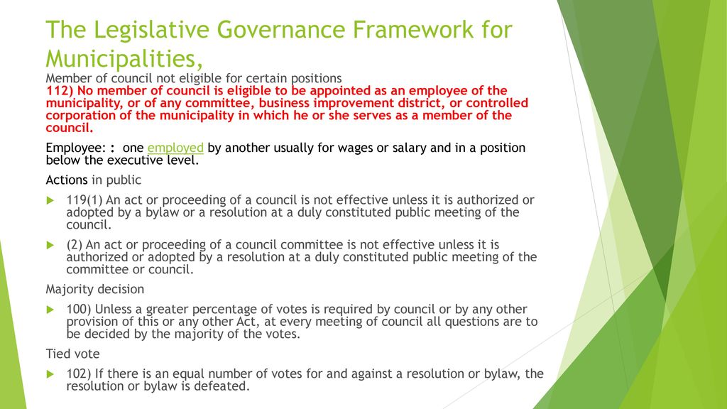 Council’s Role as an “Employer” - ppt download