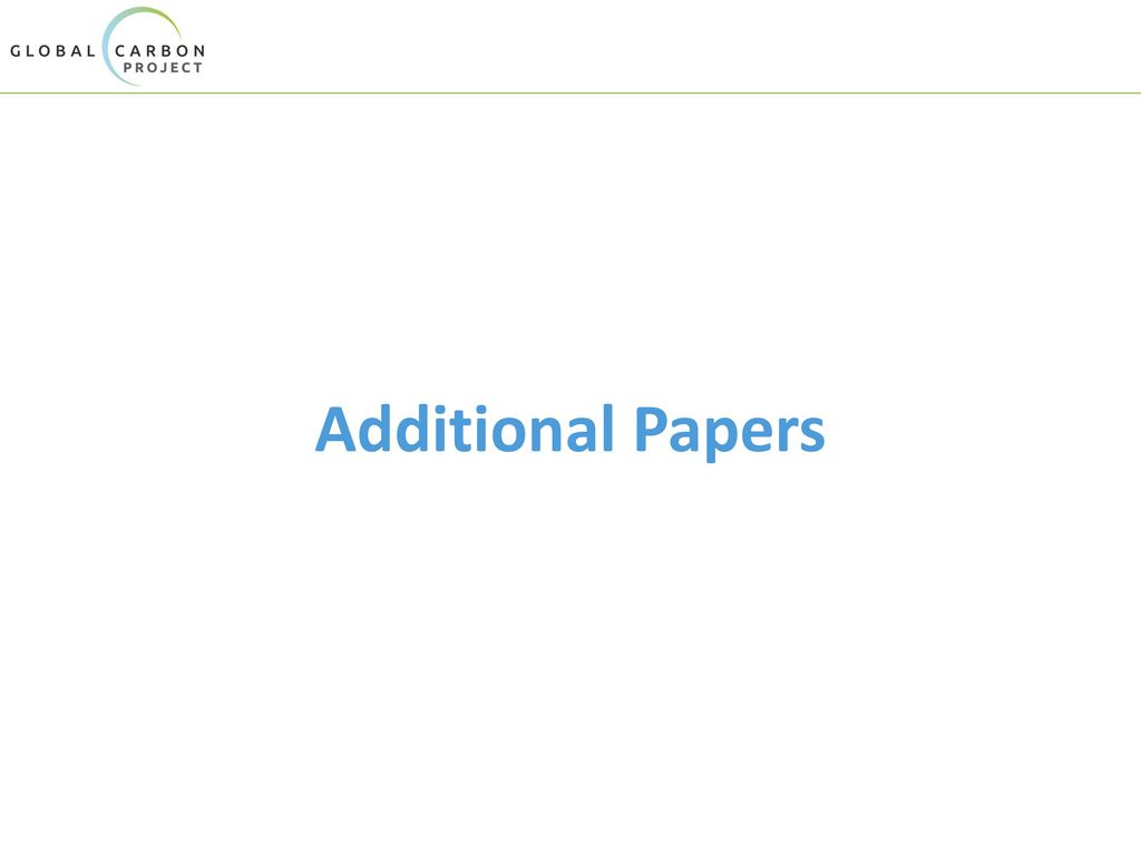 Additional Papers