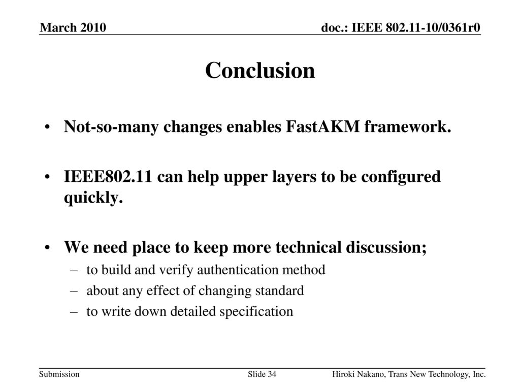 Conclusion Not-so-many changes enables FastAKM framework.