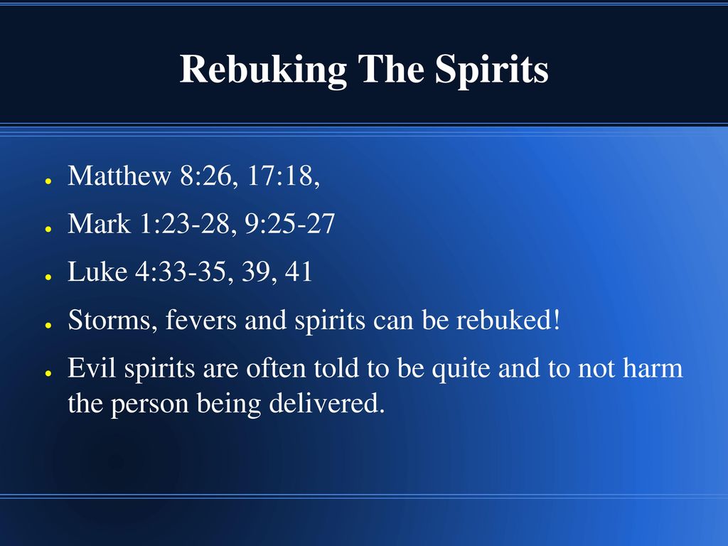 Praying To Break Demonic Strongholds - ppt download