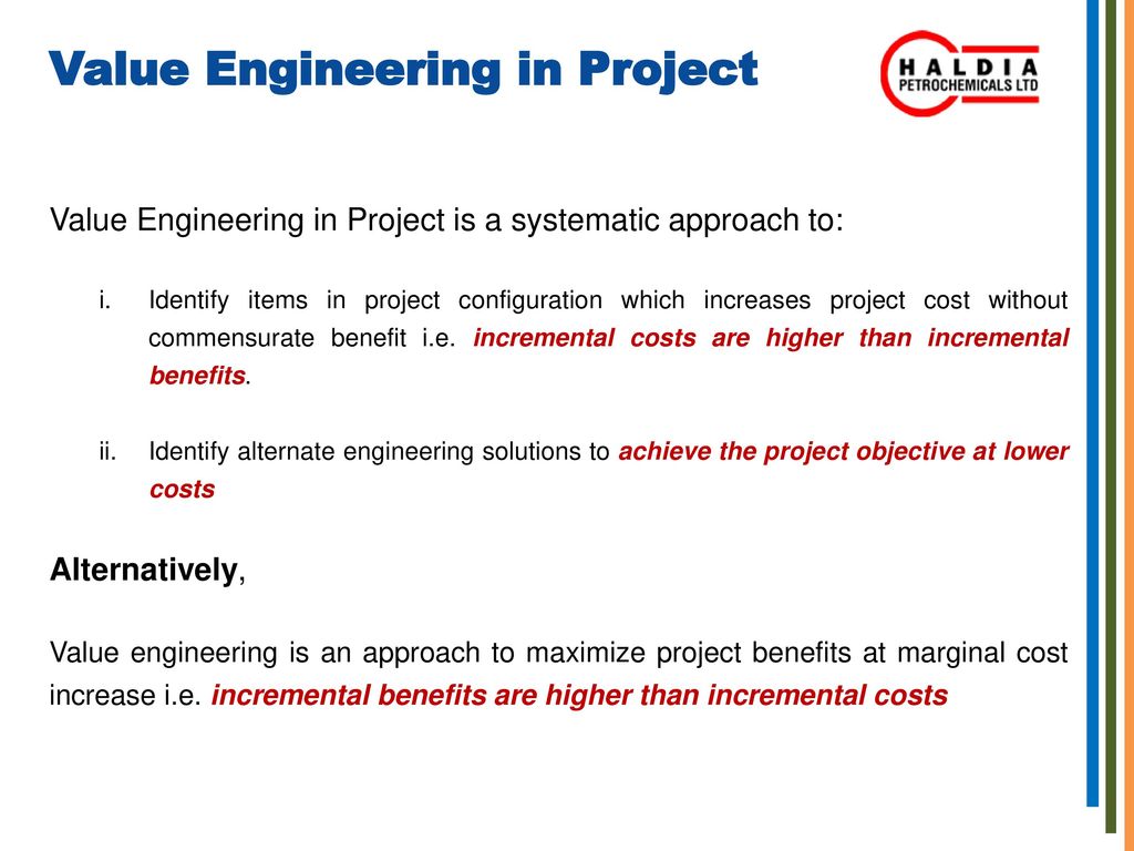 benefits of value engineering
