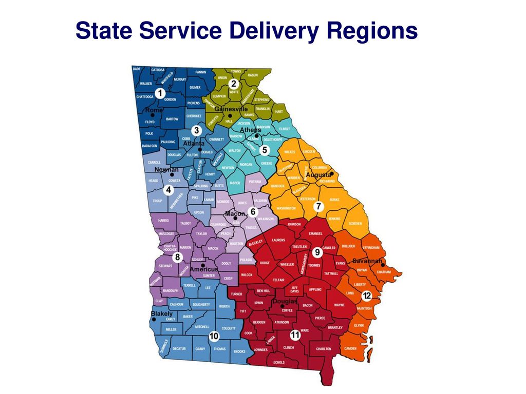 State Service Delivery Regions