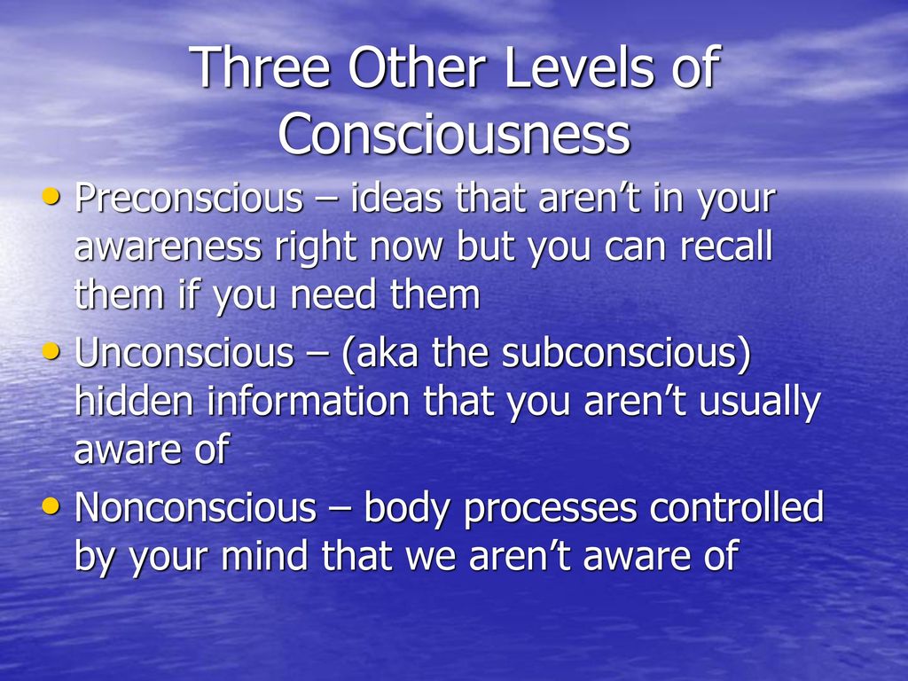 Chapter 5: Consciousness - ppt video online download