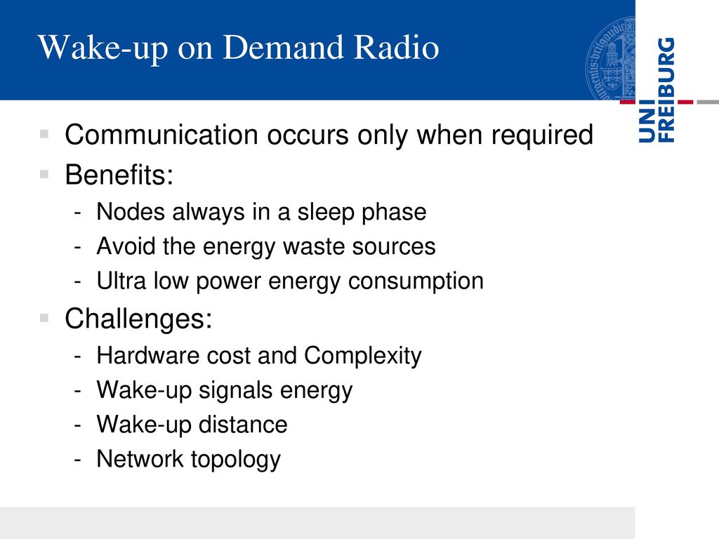 Wireless Sensor Networks Wake Up Receivers Ppt Download