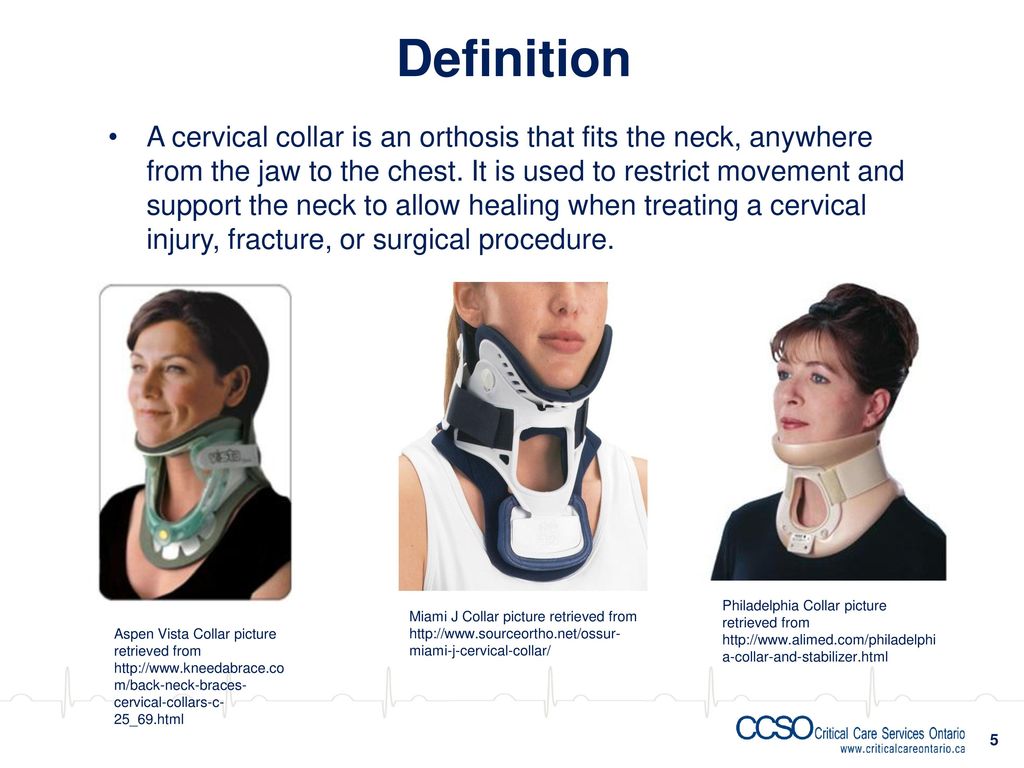Care of Cervical Orthosis Devices and Collar Care - ppt download