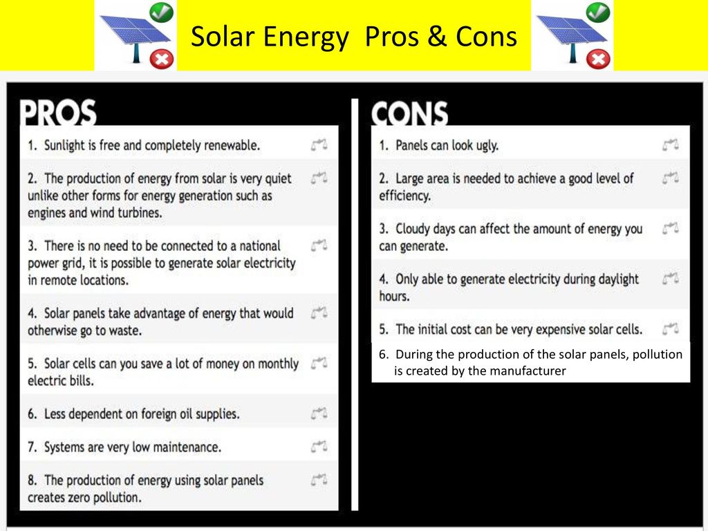 Geothermal Energy Pros And Cons Chart