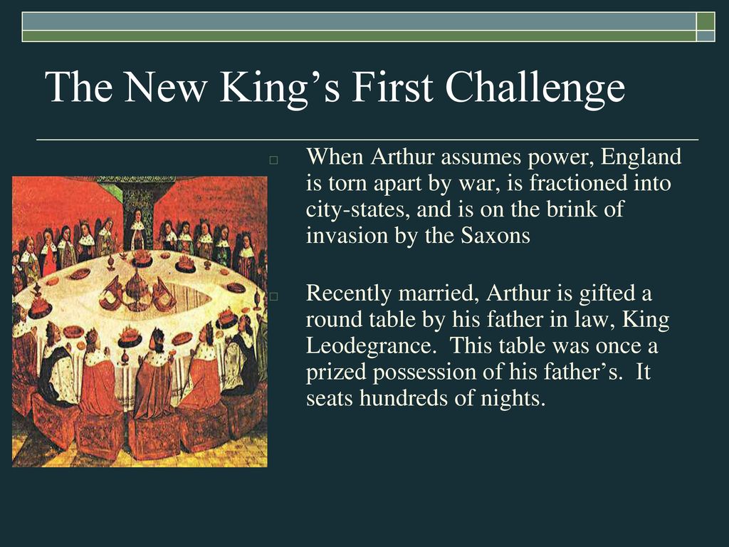 The New King’s First Challenge