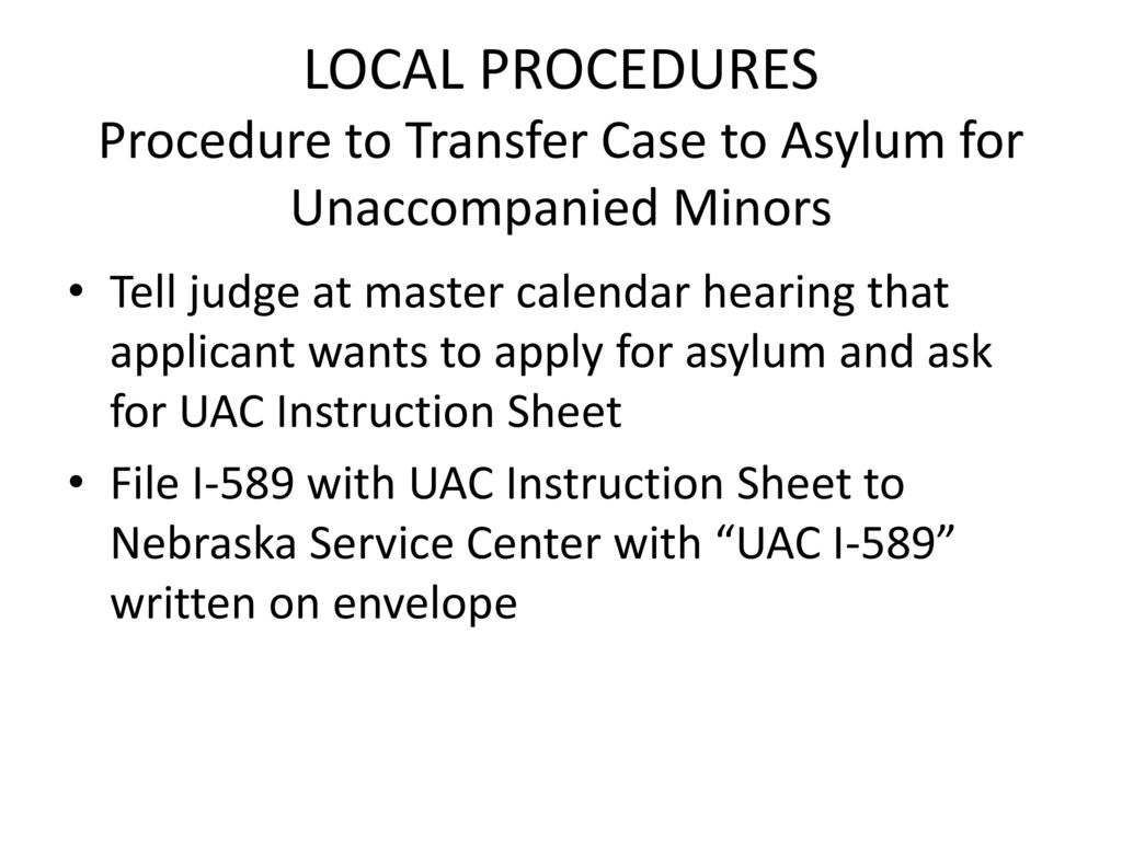 Preparing a Winning Asylum Claim ppt download