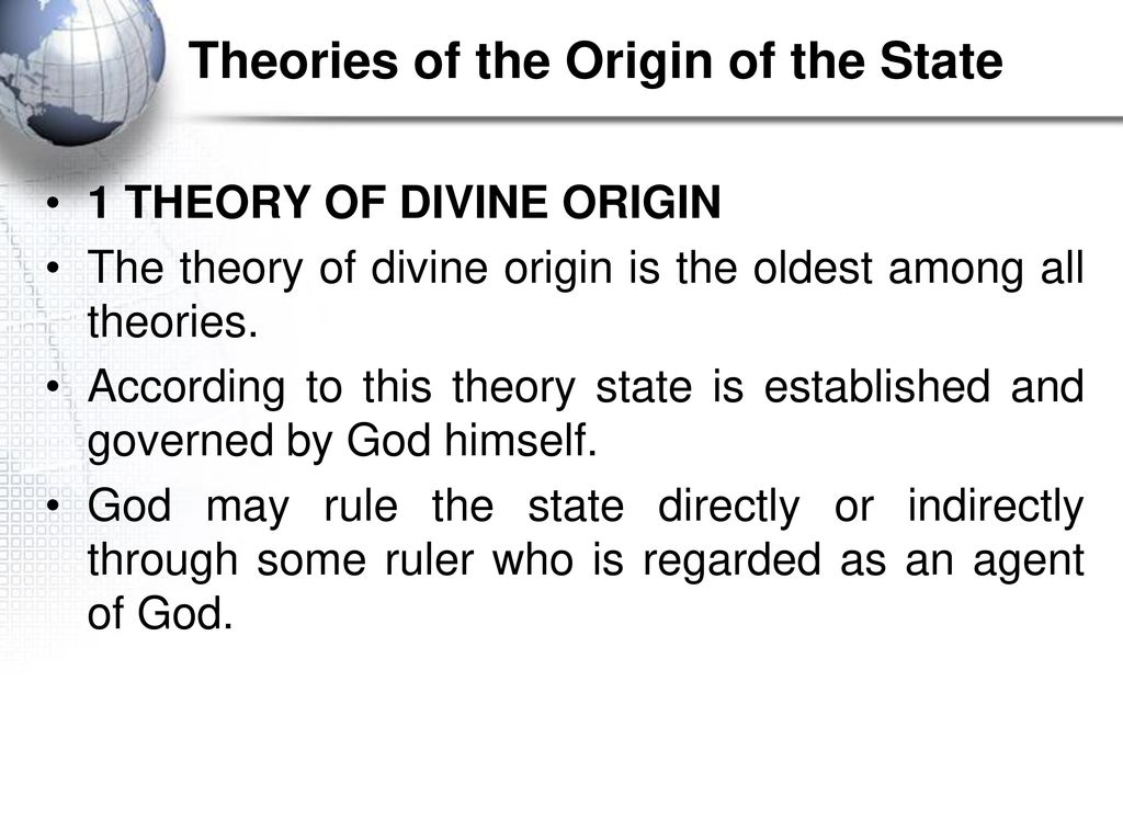 divine origin of state theory