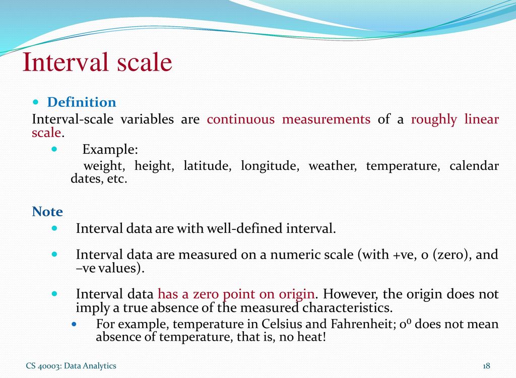 interval data statistics