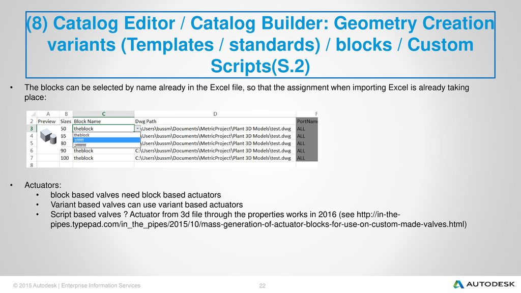Catalog Generation Martin Buss Plant 3d Catalog Editor Ppt Download