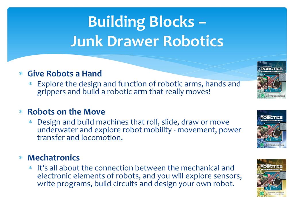Building Blocks – Junk Drawer Robotics