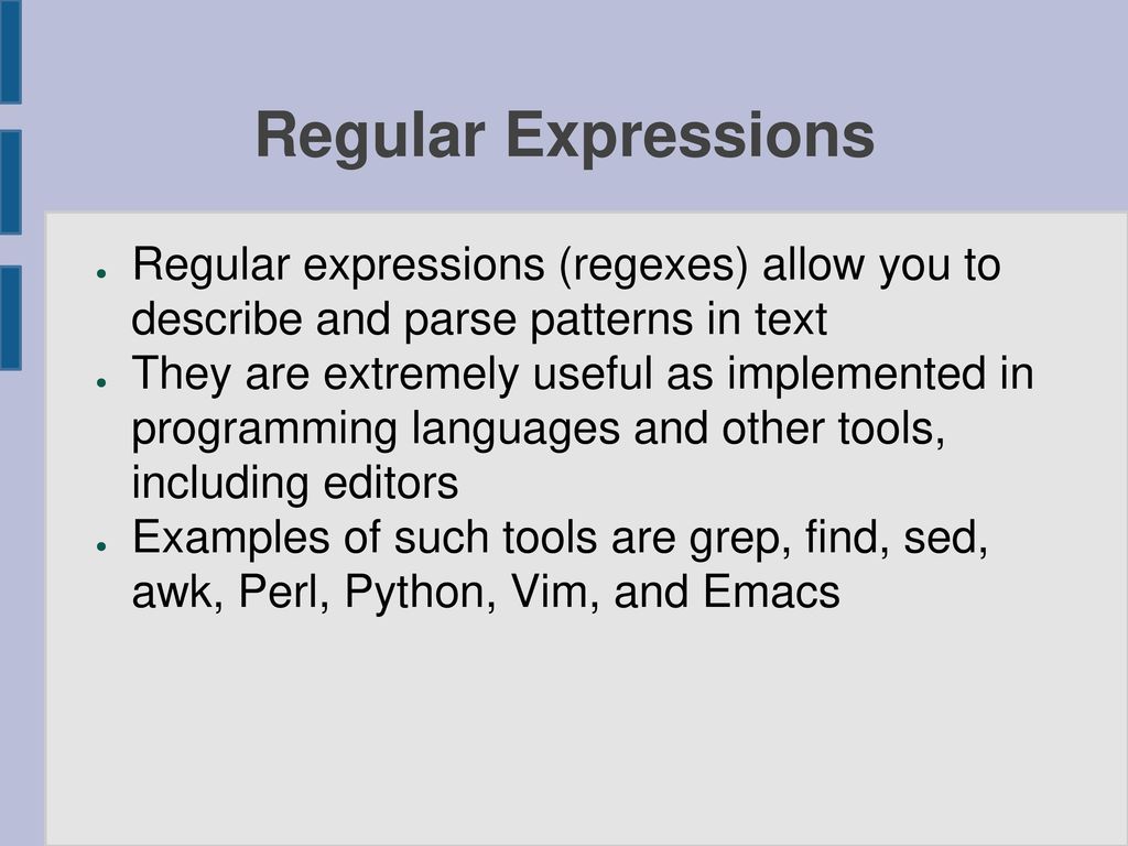 Regular Expressions Copyright Doug Maxwell Ppt Download