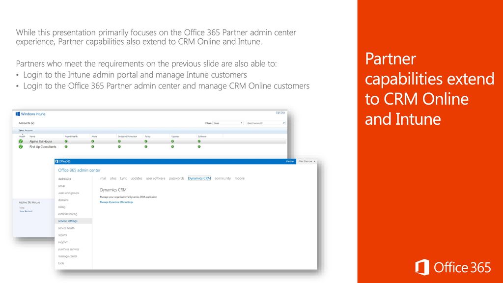 Office 365 Partner Admin Center Overview & Walkthrough - ppt download