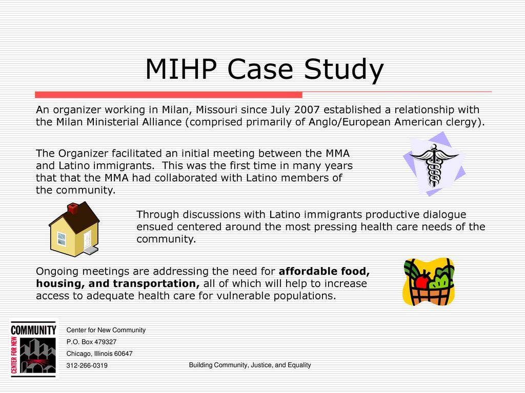 MIHP Case Study