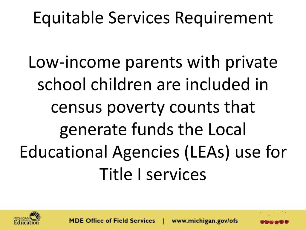 Equitable Services Requirement