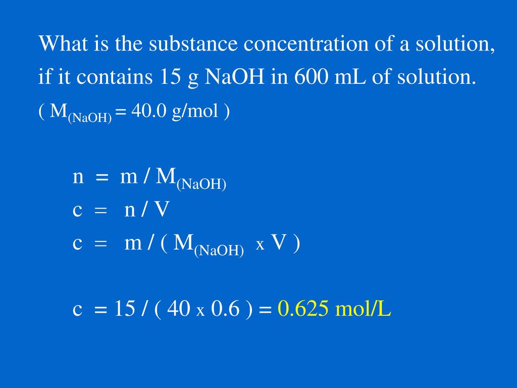 Basic Chemical Calculations Textbook Ppt Download