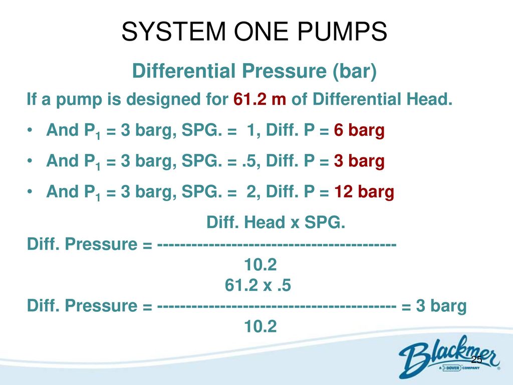 System One Pumps S1-200 Centrifugal Hydraulics - ppt download