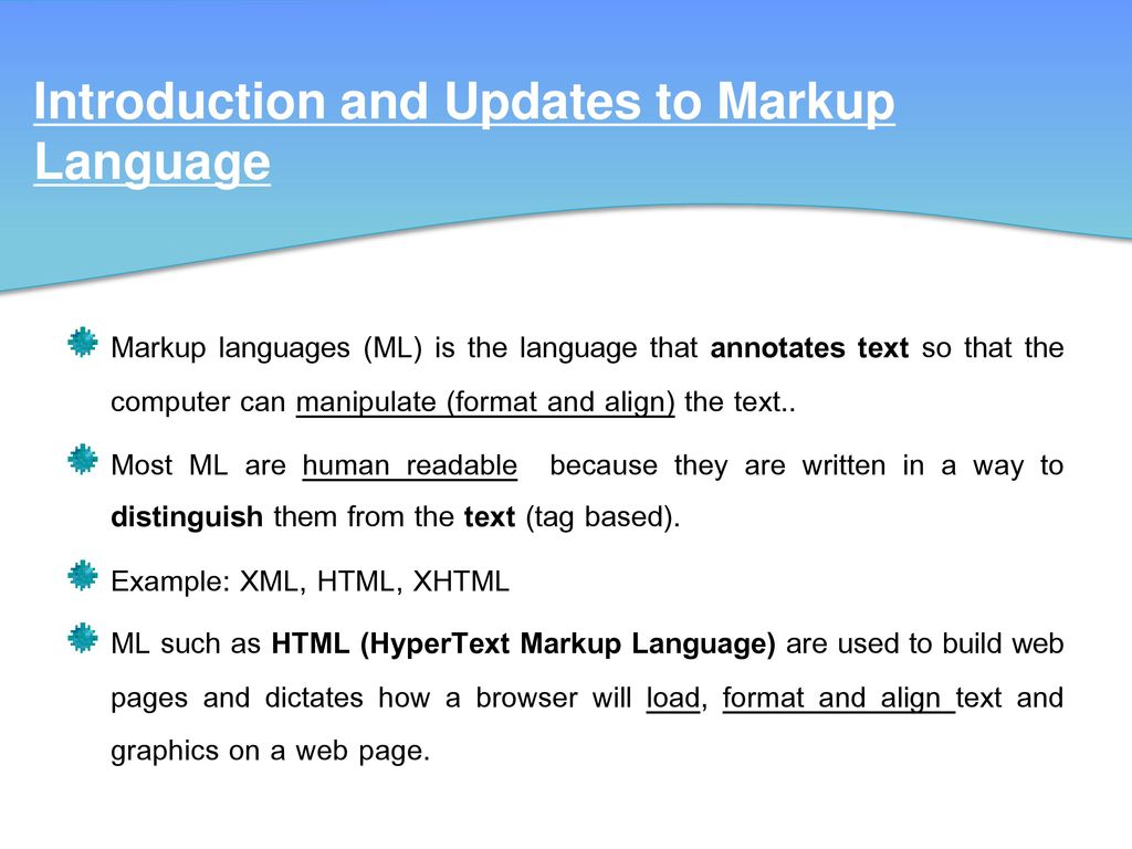 Chapter 2 Markup Language By : Madam Hazwani binti Rahmat - ppt download