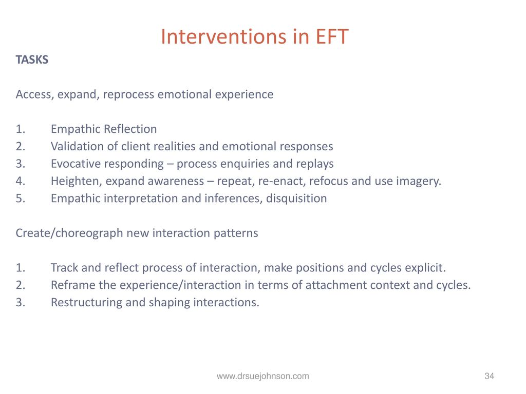 Emotionally Focused Therapy For Couples Dr Sue Johnson Ppt Download