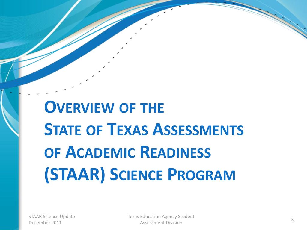 TEA Update on the STAAR Science Program ppt download