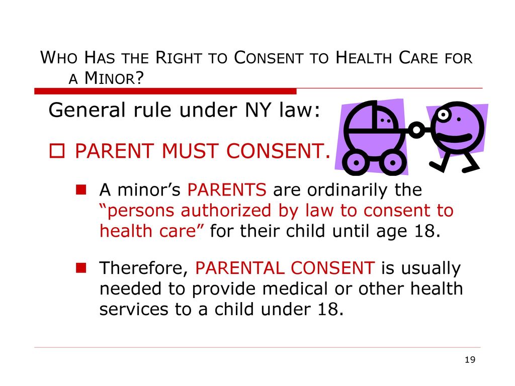 Laws nys minor Child Care