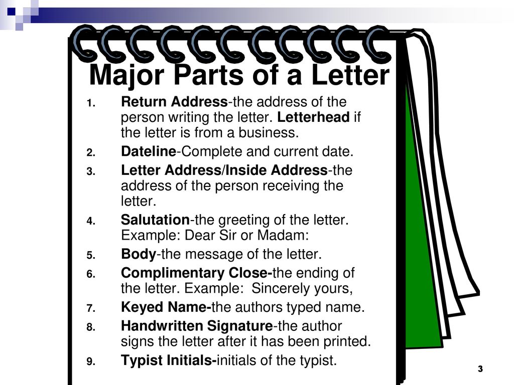 Apply correct letter format - ppt video online download