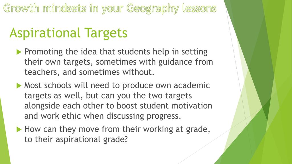 Growth mindsets in your Geography lessons