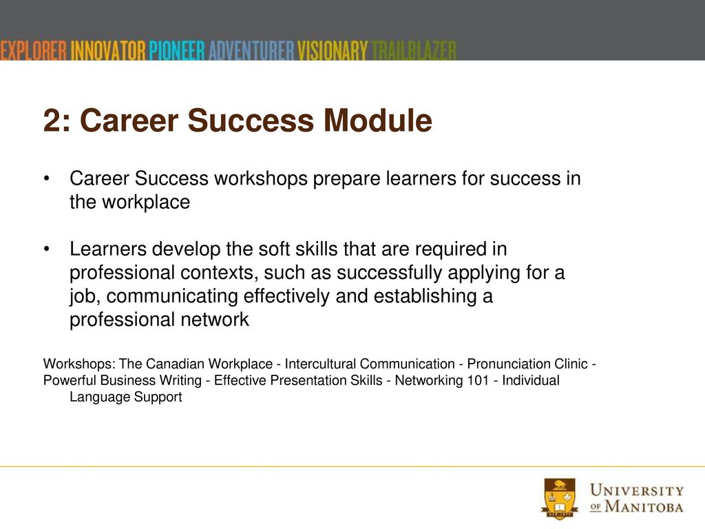 2: Career Success Module