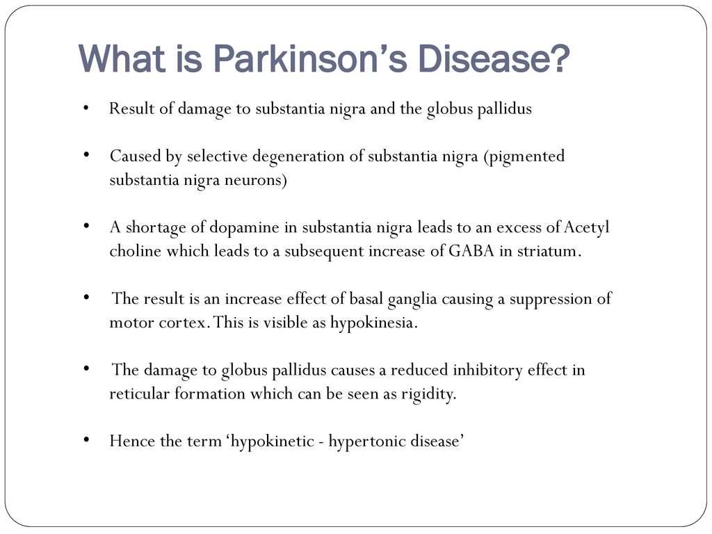 Hogyan kell kezelni a magas vérnyomást Parkinson-kórban