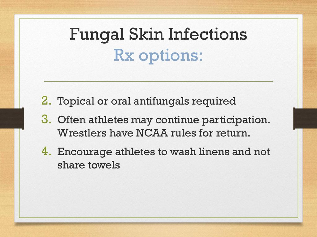 Fungal Skin Infections Rx options: