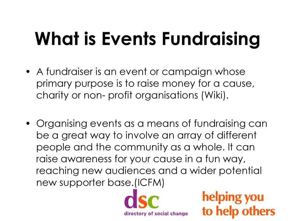 fundraising event essay