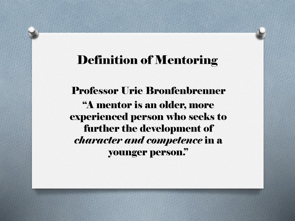 PROJECT BASED MENTORING -