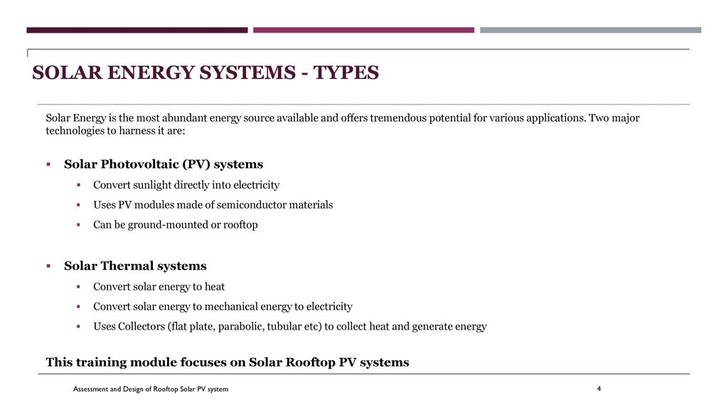 Assessment And Design Of Rooftop Solar Pv System Ppt Download