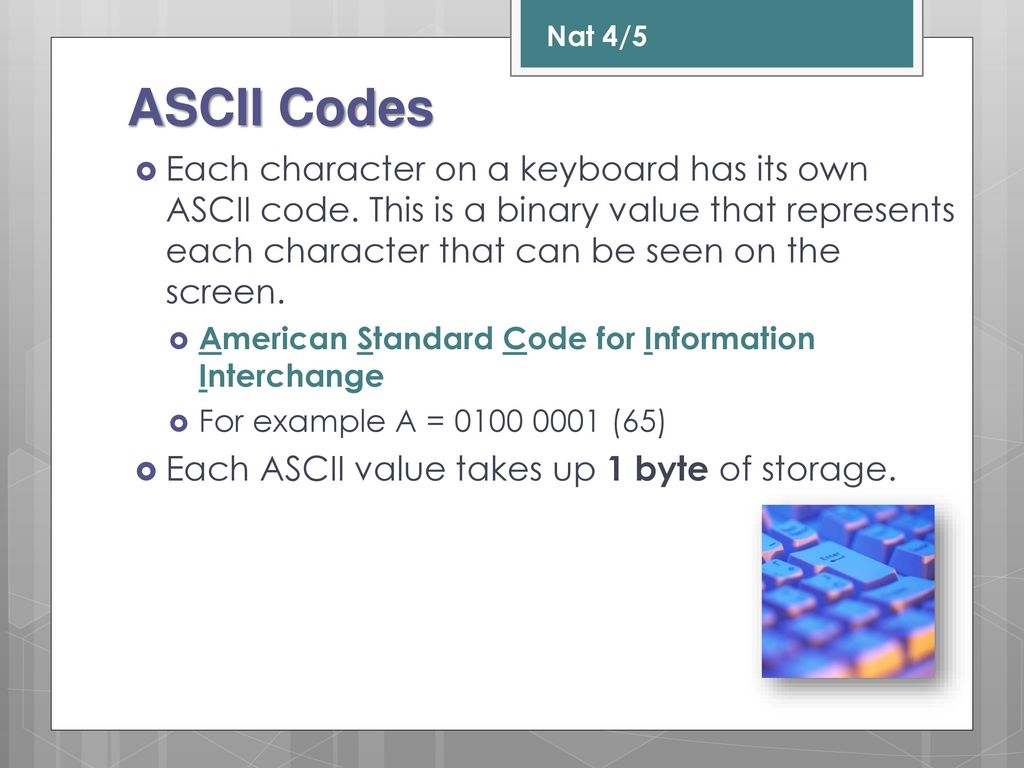 Nat 4 5 Computing Science Data Representation Lesson 3