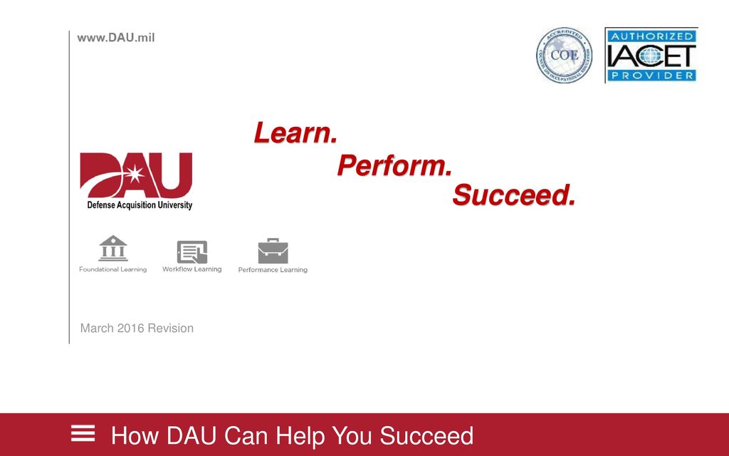 How DAU Can Help You Succeed