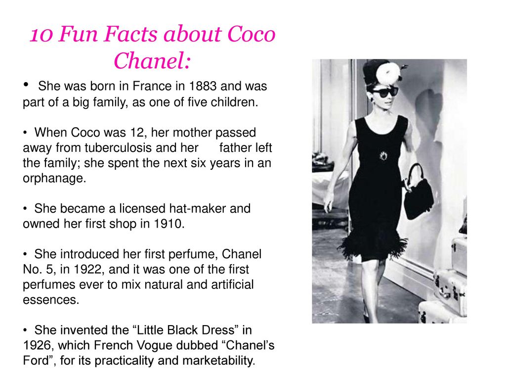 chanel facts